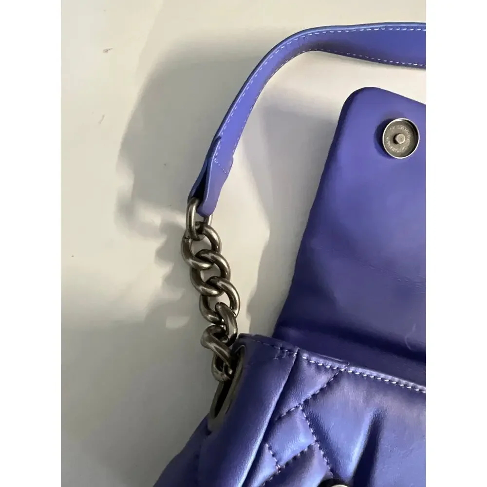 KURT GEIGER LONDON MEDIUM LILAC KENSINGTON SOFT SHOULDER BAG